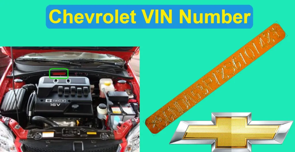 Chevrolet VIN Number