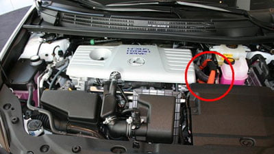 Lexus engine number location