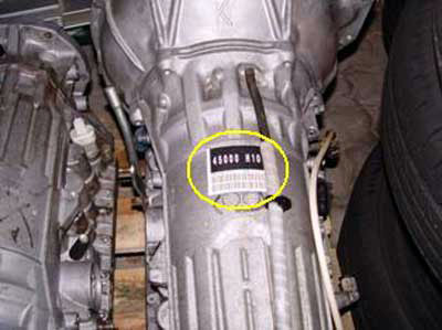 Hyundai gearbox number
