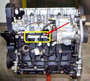 Land Rover Engine number Location