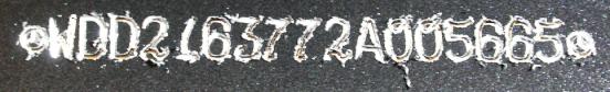 Mercedes-Benz VIN Number