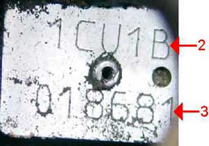 Citroen engine numbers