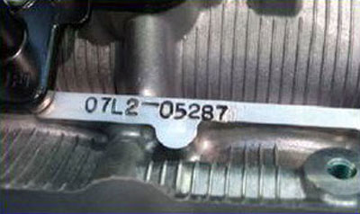 Lamborghini Gallardoo Engine Number Location