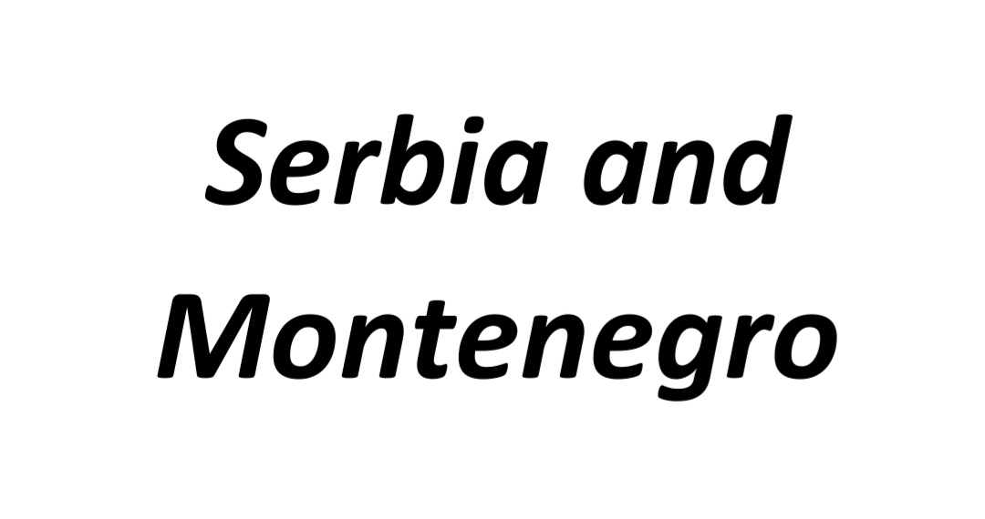 serbia and montenegro 3 letter country code