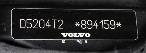 Volvo Engine Numbers
