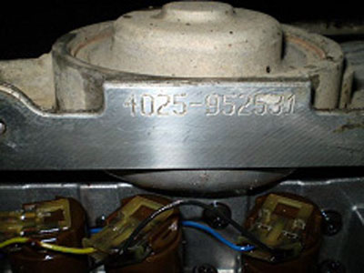 SsangYong gearbox number