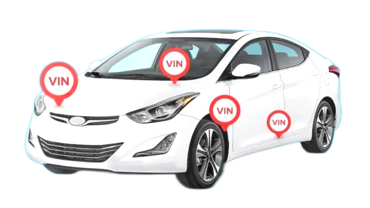 Hyundai VIN Location