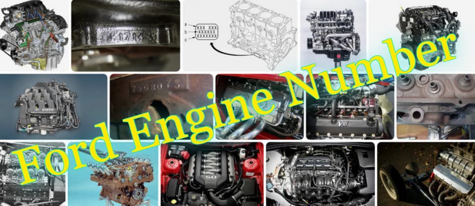 Ford engine number