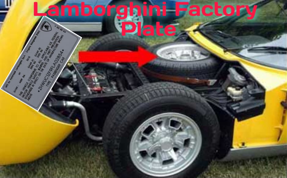 Lamborghini Factory Plate