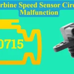 Code P0715 Turbine Speed Sensor Circuit Malfunction